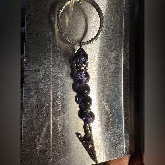 Random ATM Grabber, October is Breast Cancer Awareness Month Silver Handcrafted - Picture 10 of 15